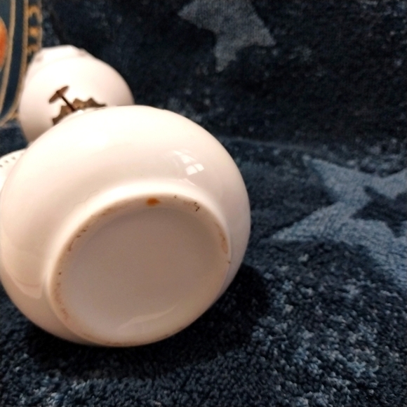 BOGO FREE Miniature Oil Lamp White Glass Floral Vintage - Picture 6 of 6